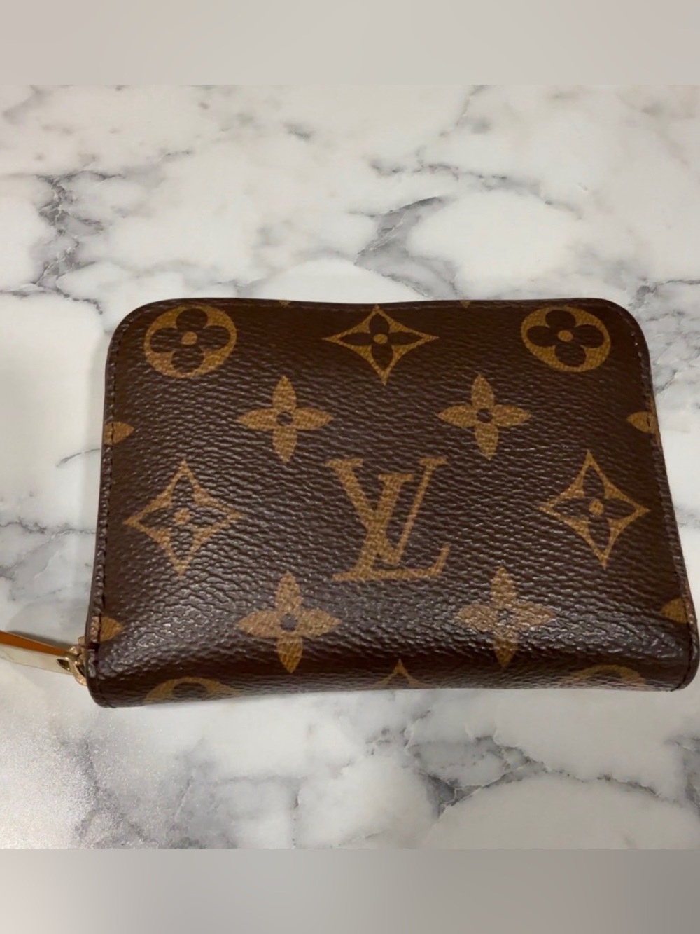 LV Monogram Zip Wallet